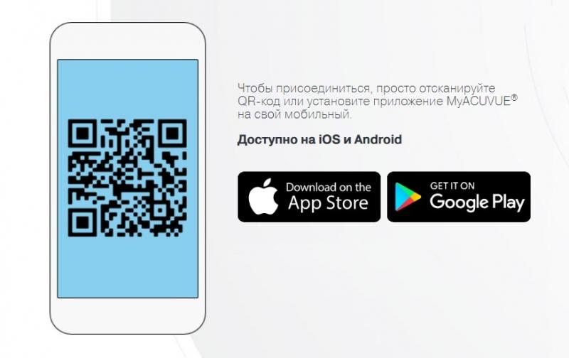 Приложение для Ваших глаз MyACUVUE