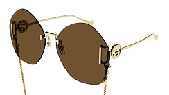 1203S 003 65  с цепочкой GUCCI с/з Солнцезащитные очки